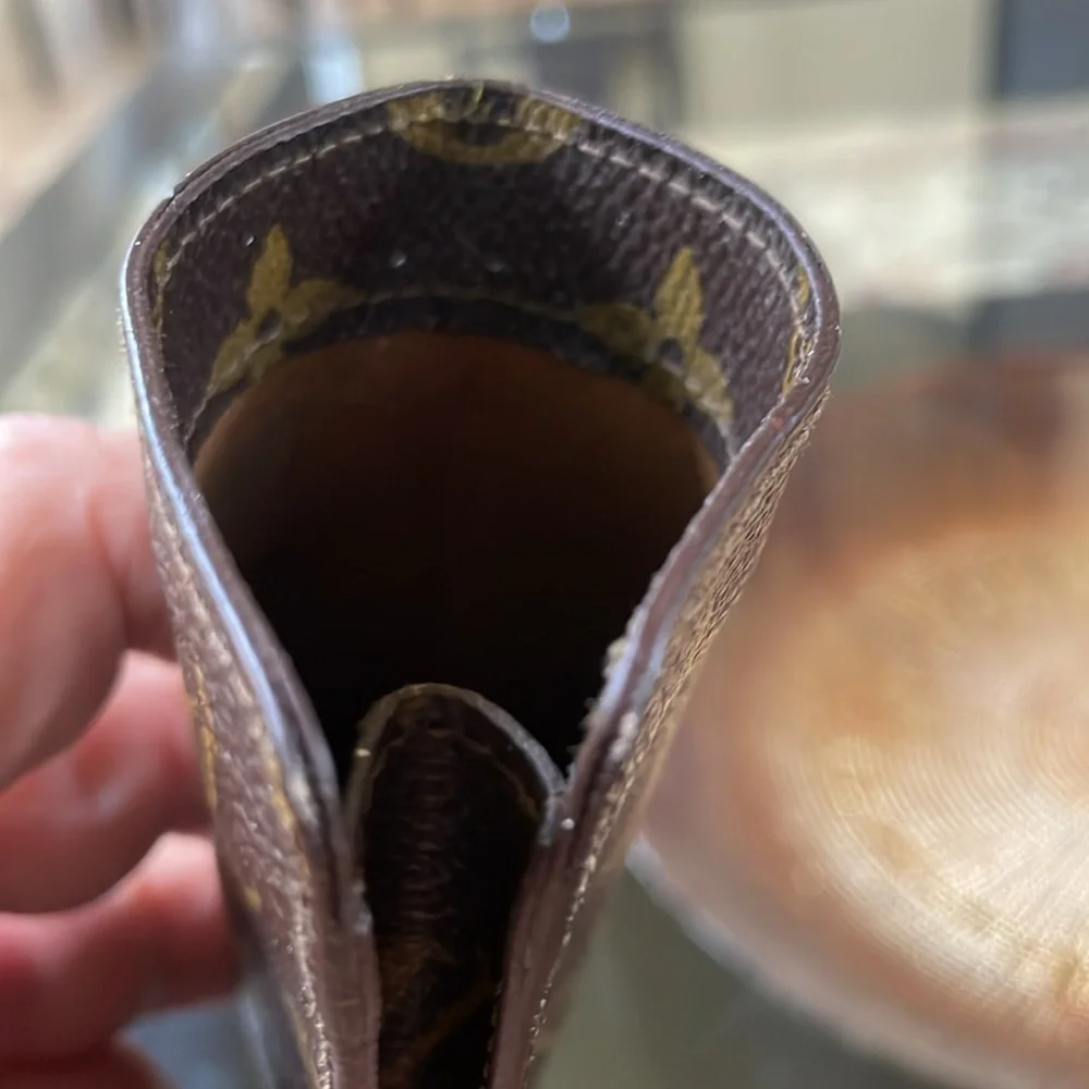 Louis Vuitton Authentic Vintage Monogram Eye Glass Case